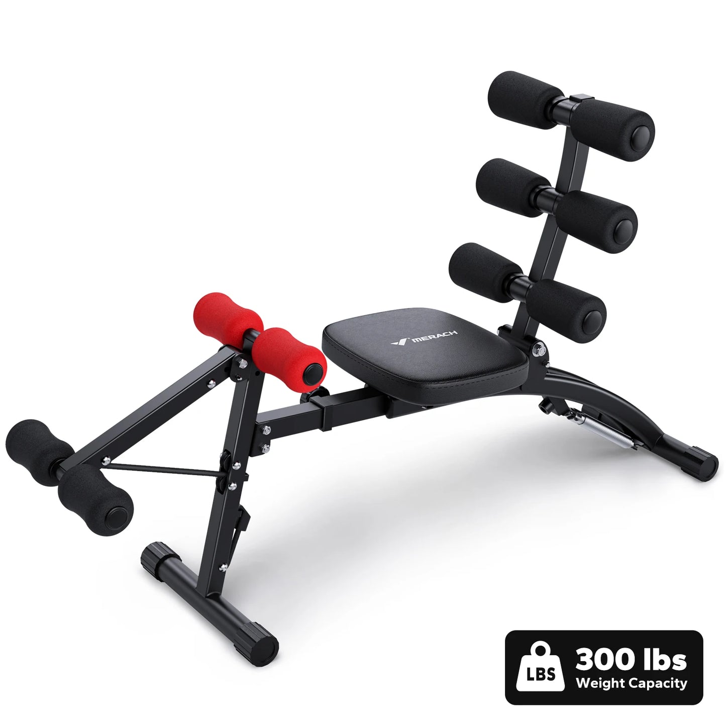 Merach Adjustable Ab Machine Workout Bench Home Gym Fitness