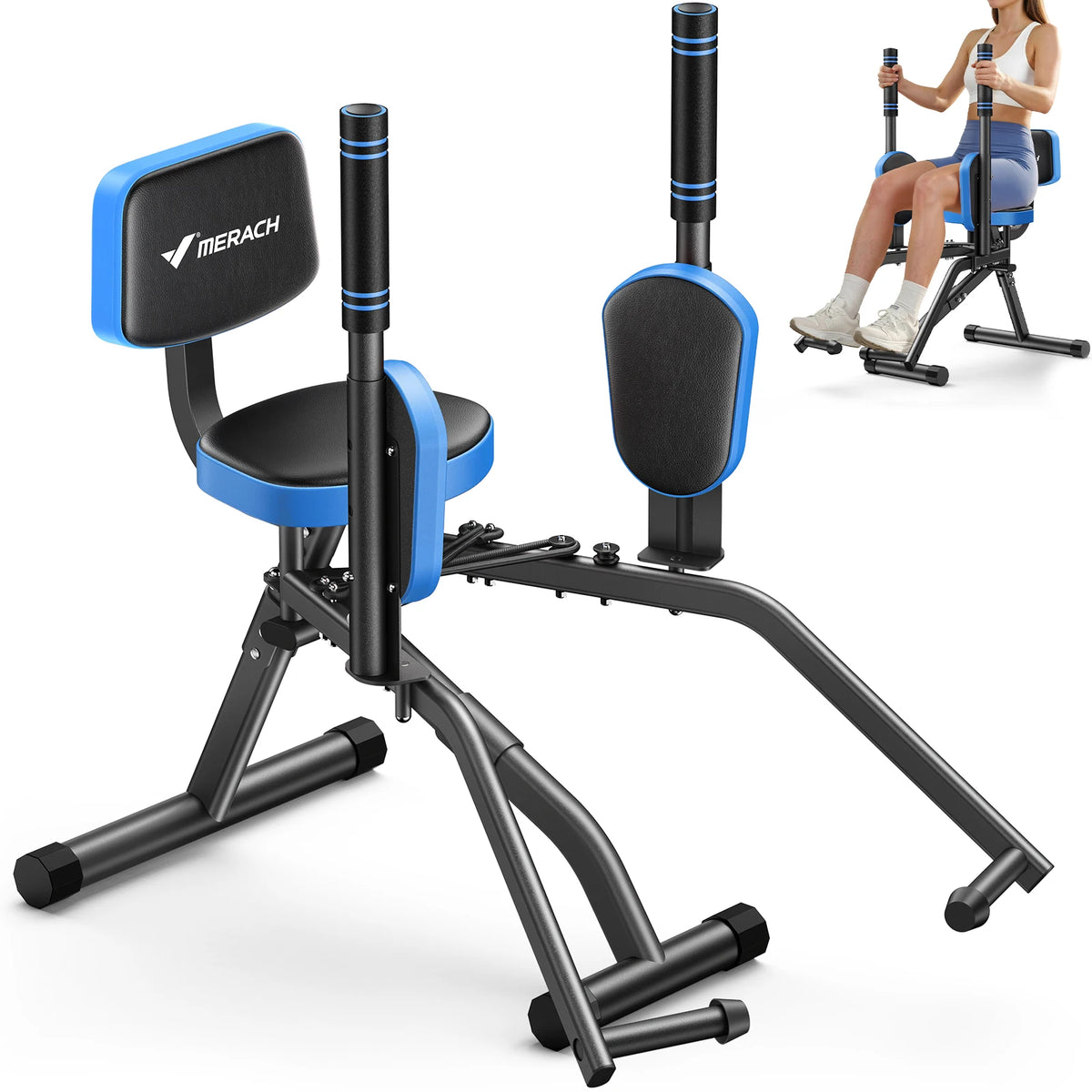 MER Hip Abductor Machine for Glutes and Outer Thighs