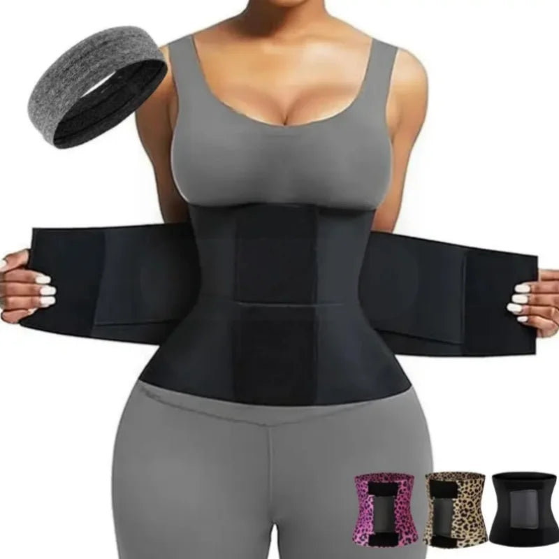 Women's Triple Wrap Waist Trainer for Tummy Control and Compression