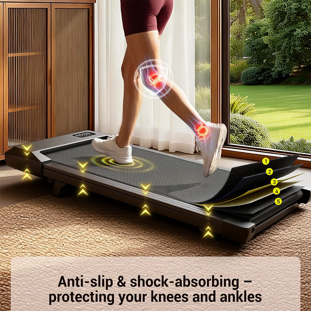Superun Portable Under Desk Walking Pad for Home and Office