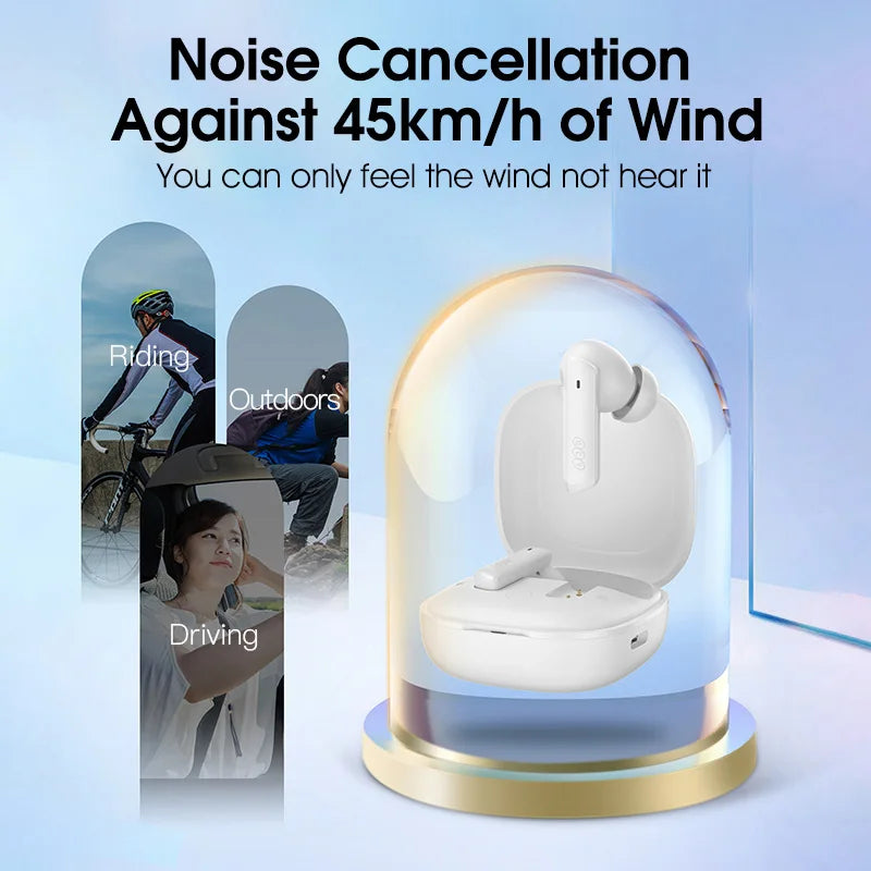 QCY HT05 ANC Wireless Earbuds With Active Noise Cancellation