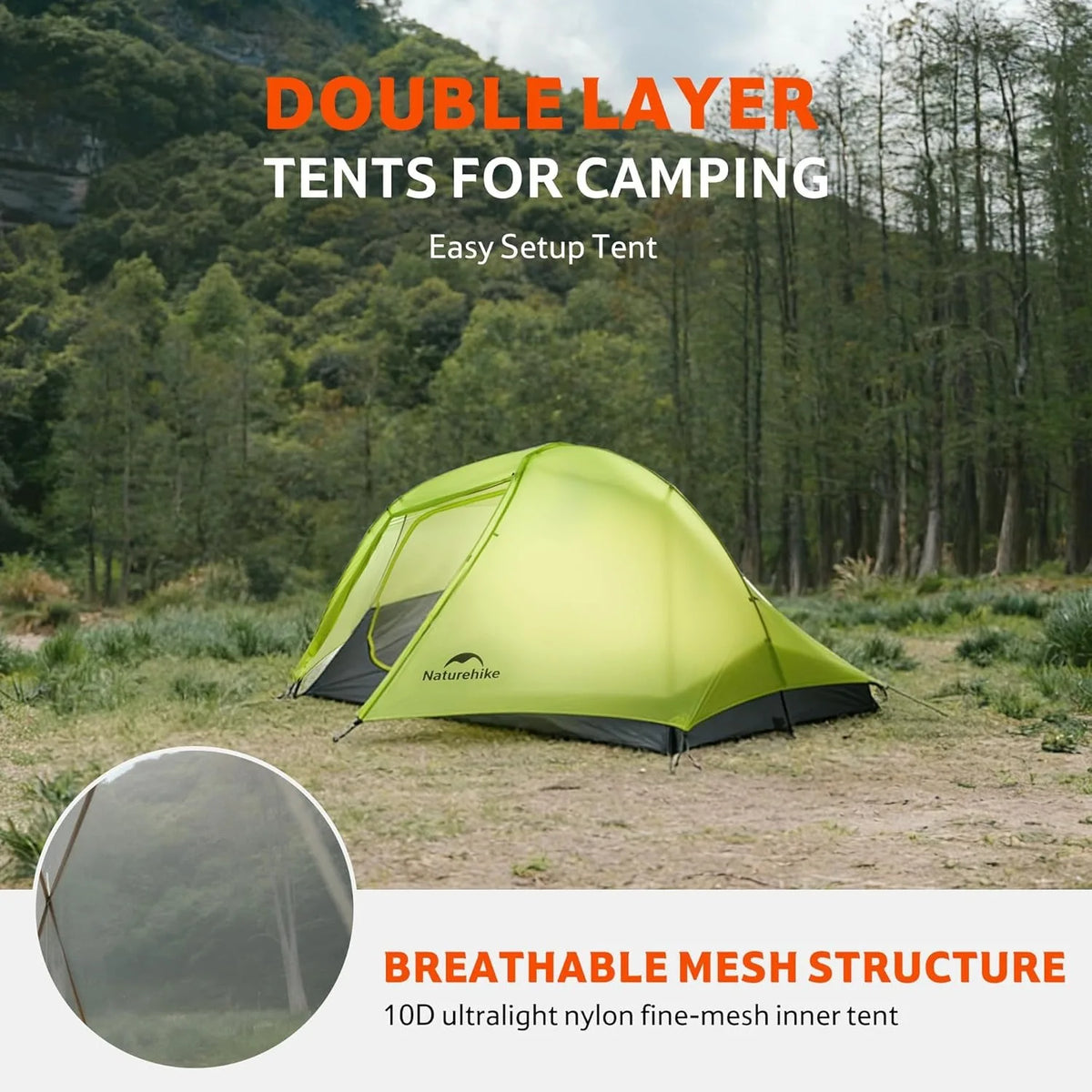 Naturehike Star Trail EXT Ultralight Backpacking Hiking Tent