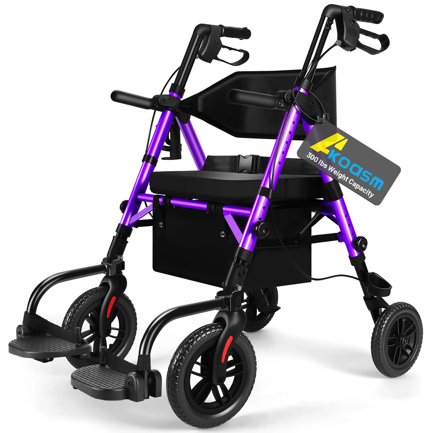 Lightweight 2 In 1 Adjustable Walker Wheelchair Combo With Brakes