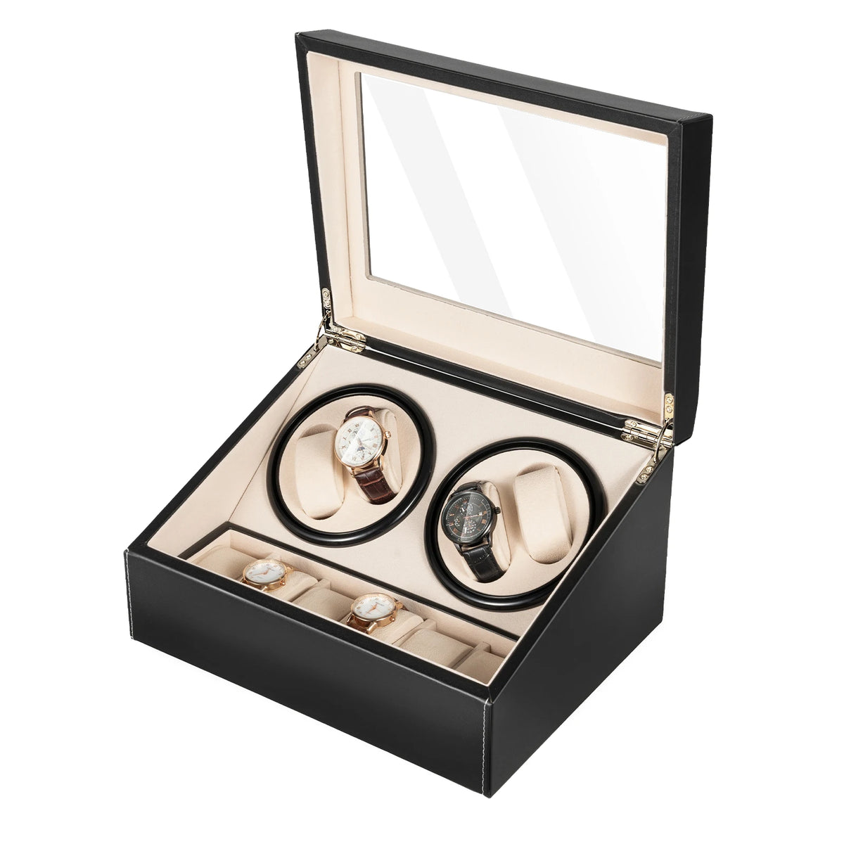 Automatic Watch Winder and Jewelry Display Storage Case