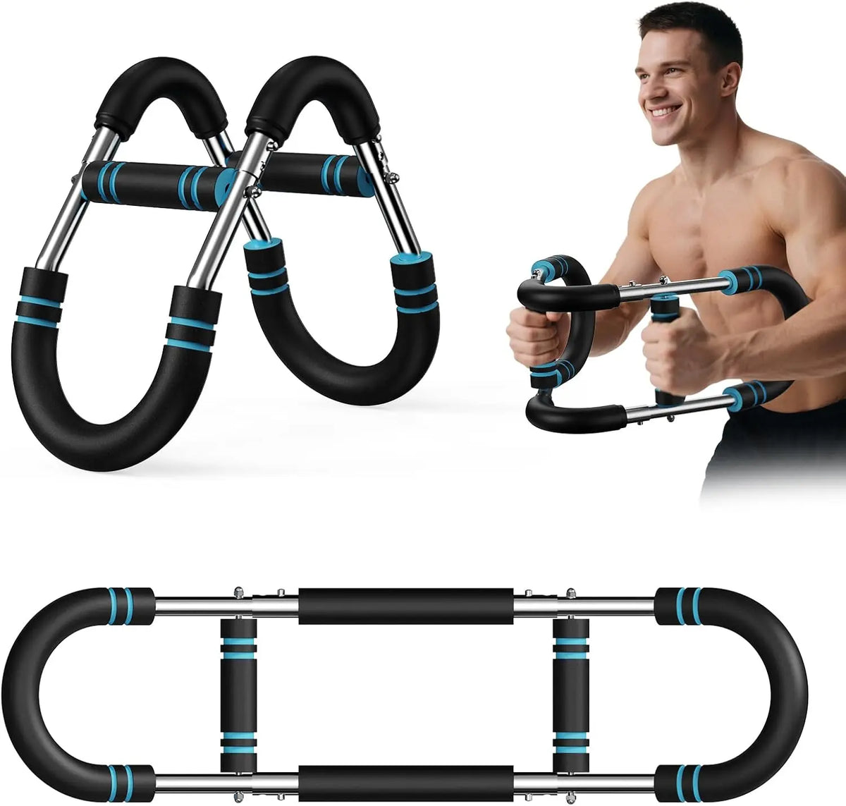 U Shape Arm Trainer Hand Gripper For Upper Body Training