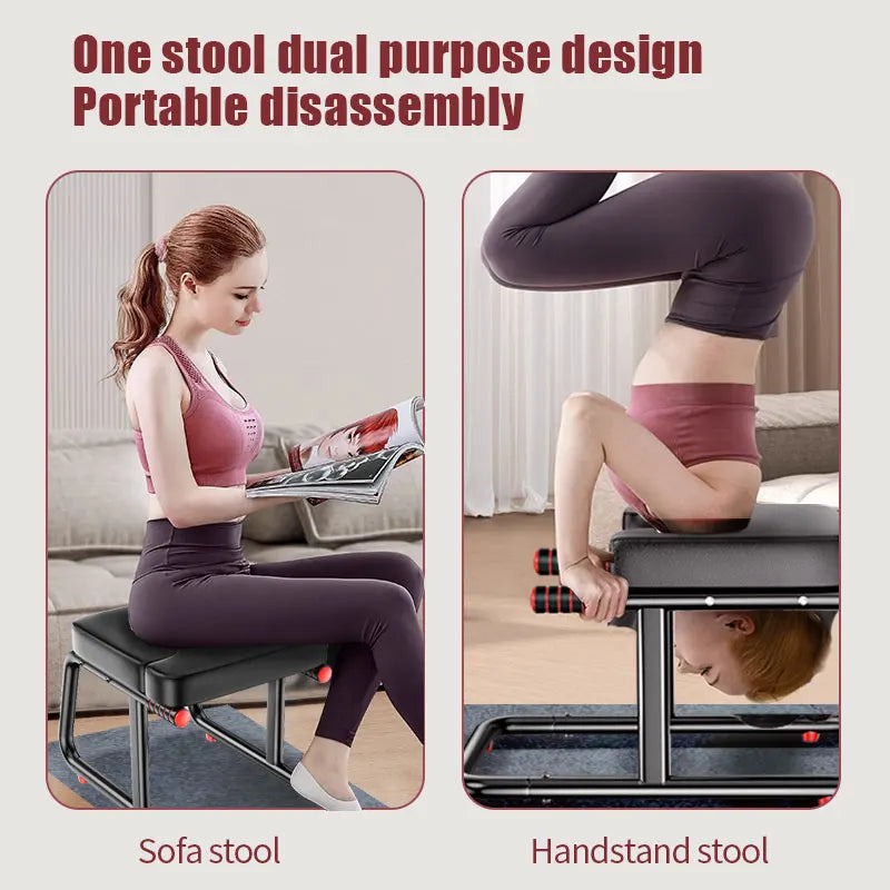 KBQ Multifunctional Inverted Yoga Stool For Balance Training