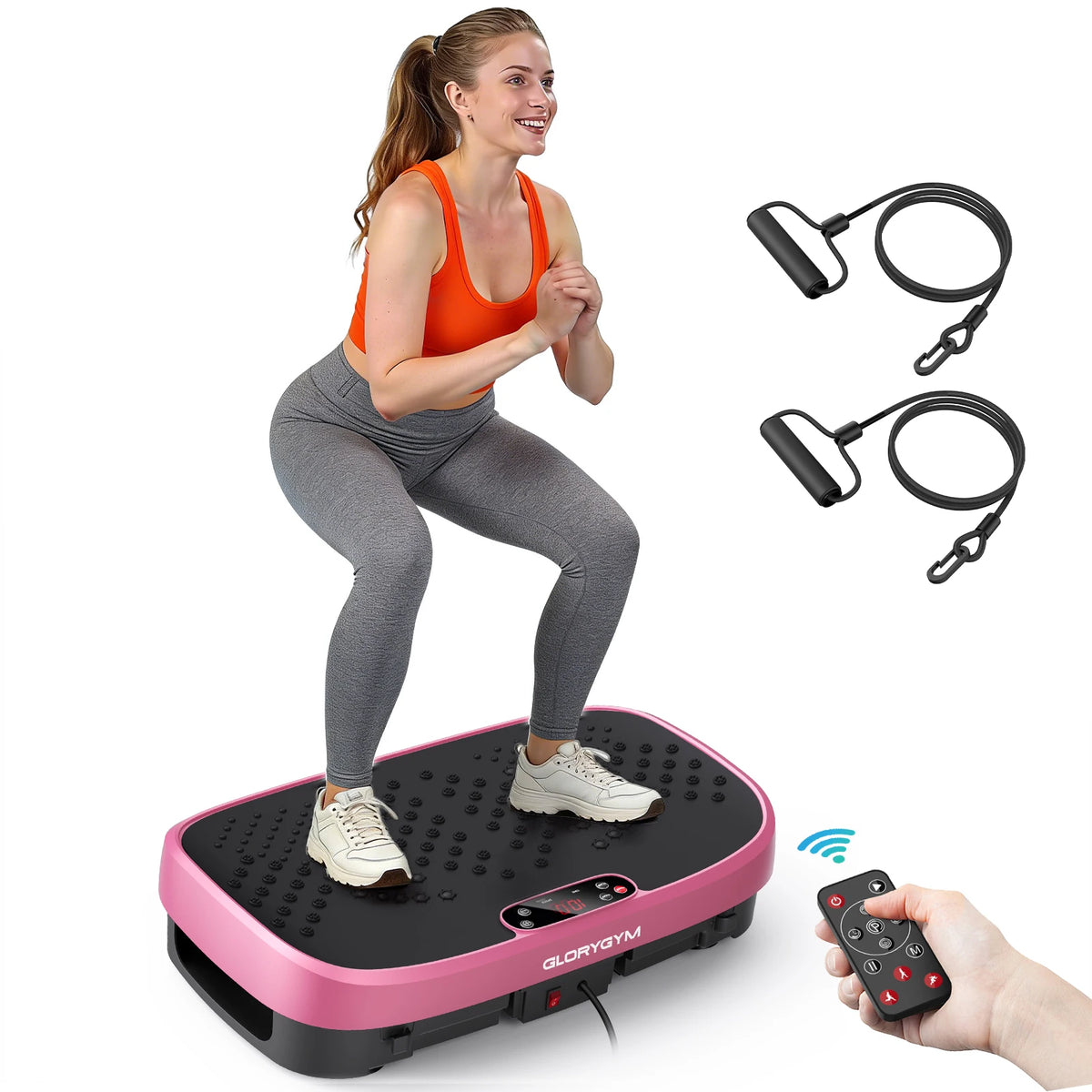 Magnetic Vibration Plate Exercise Machine With LED Display