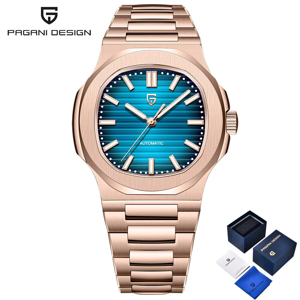 PAGANI DESIGN Men's Luxury Automatic Mechanical Sapphire Wristwatch