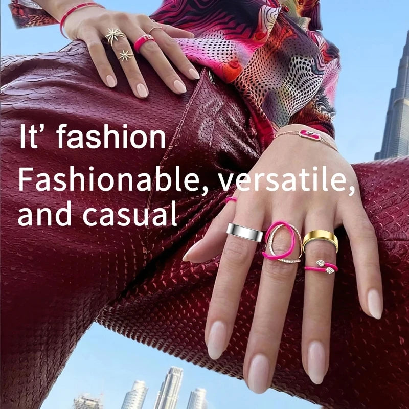 Smart Ring Health And Fitness Tracker With Heart Rate Monitoring