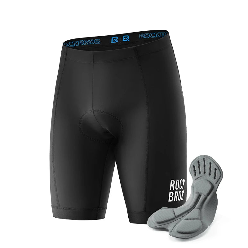ROCKBROS Men's 3D Gel Padded Cycling Underwear Shorts