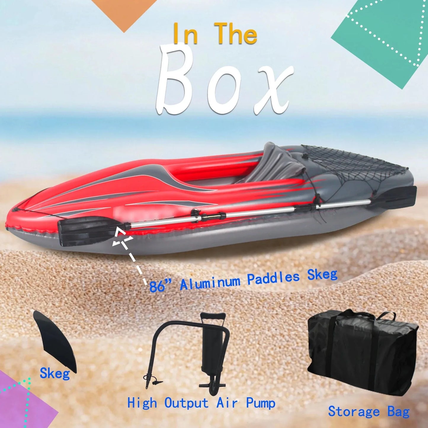 HHSJZWCY Inflatable Fishing Kayak With Pump And Paddles