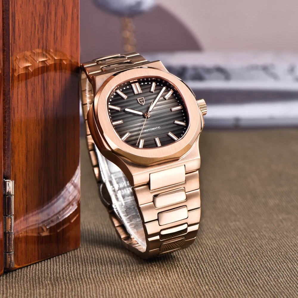 PAGANI DESIGN Men's Luxury Automatic Mechanical Sapphire Wristwatch