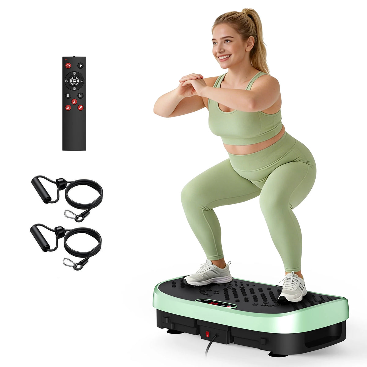 Magnetic Vibration Plate Exercise Machine With LED Display