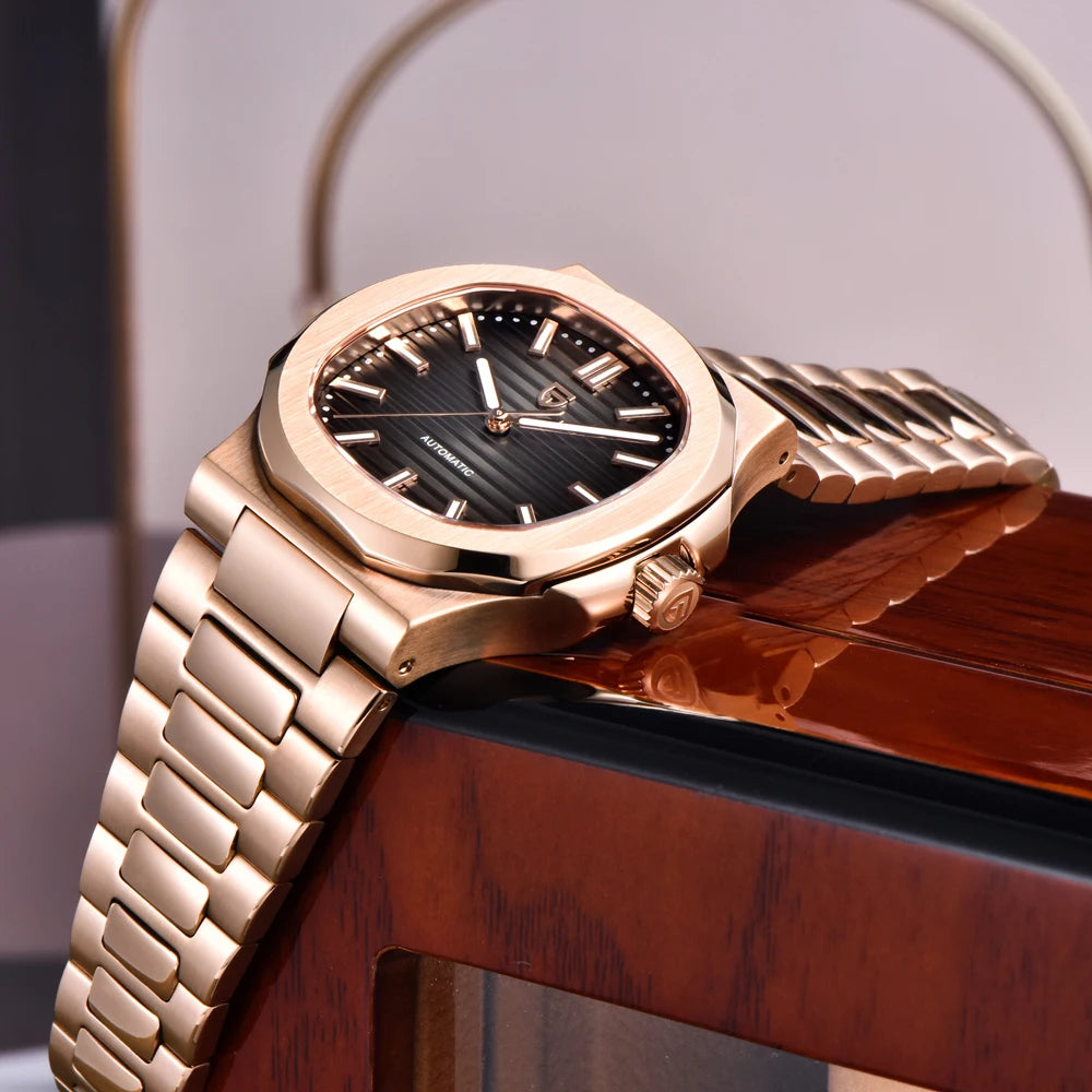PAGANI DESIGN Men's Luxury Automatic Mechanical Sapphire Wristwatch