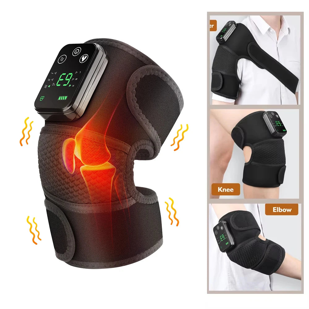 Hailicare Adjustable Heated Vibration Shoulder Brace Support