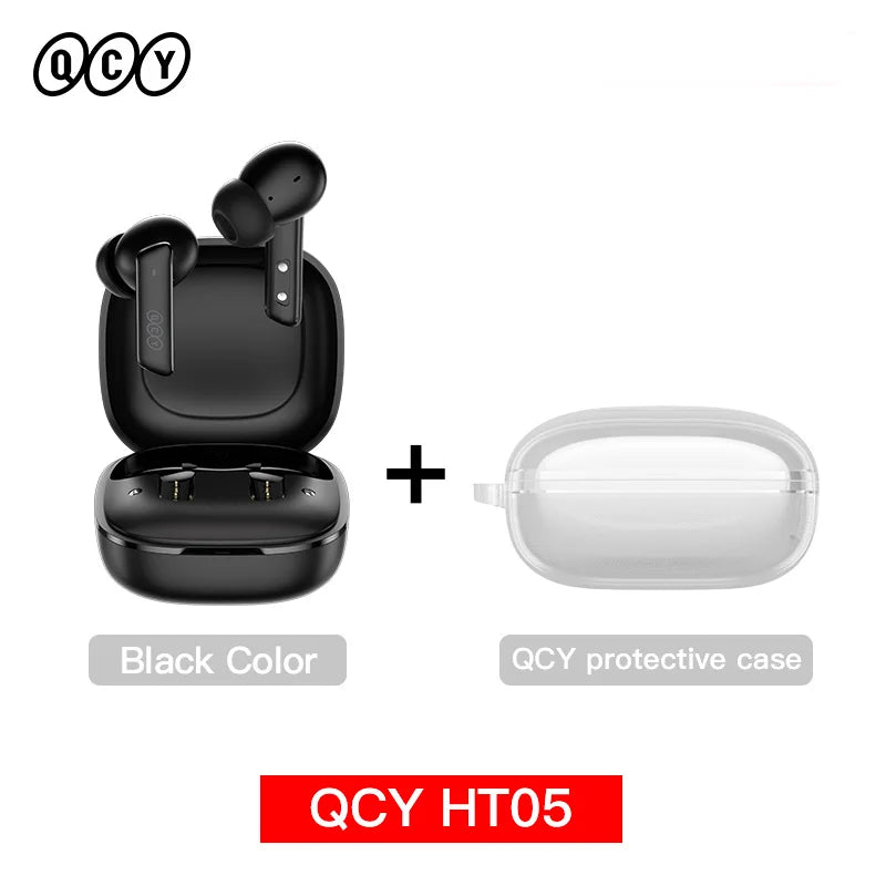 QCY HT05 ANC Wireless Earbuds With Active Noise Cancellation