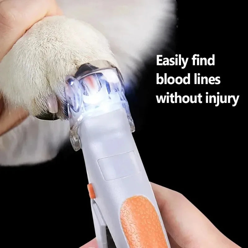 Pet Nail Clippers With LED Light for Cats and Dogs