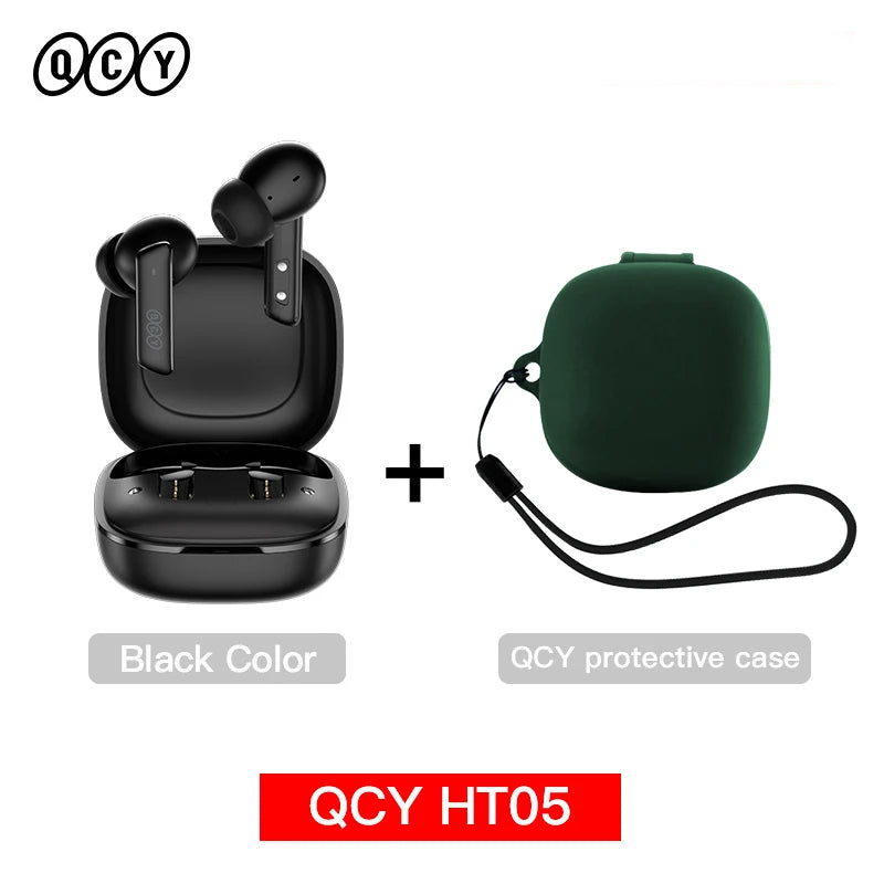 QCY HT05 ANC Wireless Earbuds With Active Noise Cancellation