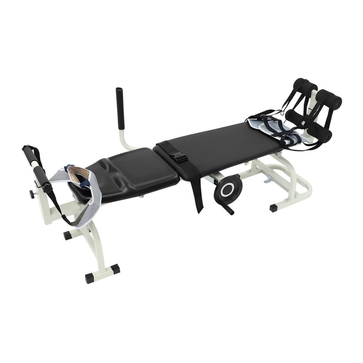 Back Stretch Bench Multifunctional Neck Stretcher Decompression Bench Lumbar Traction Bed Home Workout Stretcher