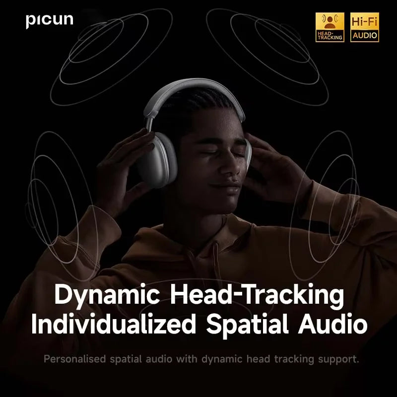 Picun F8 Pro ANC Headphones Featuring 3D Spatial Audio