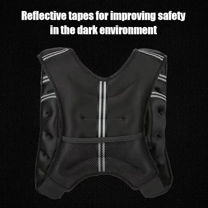 Adjustable Weighted Vest For Strength And Cardio Workout