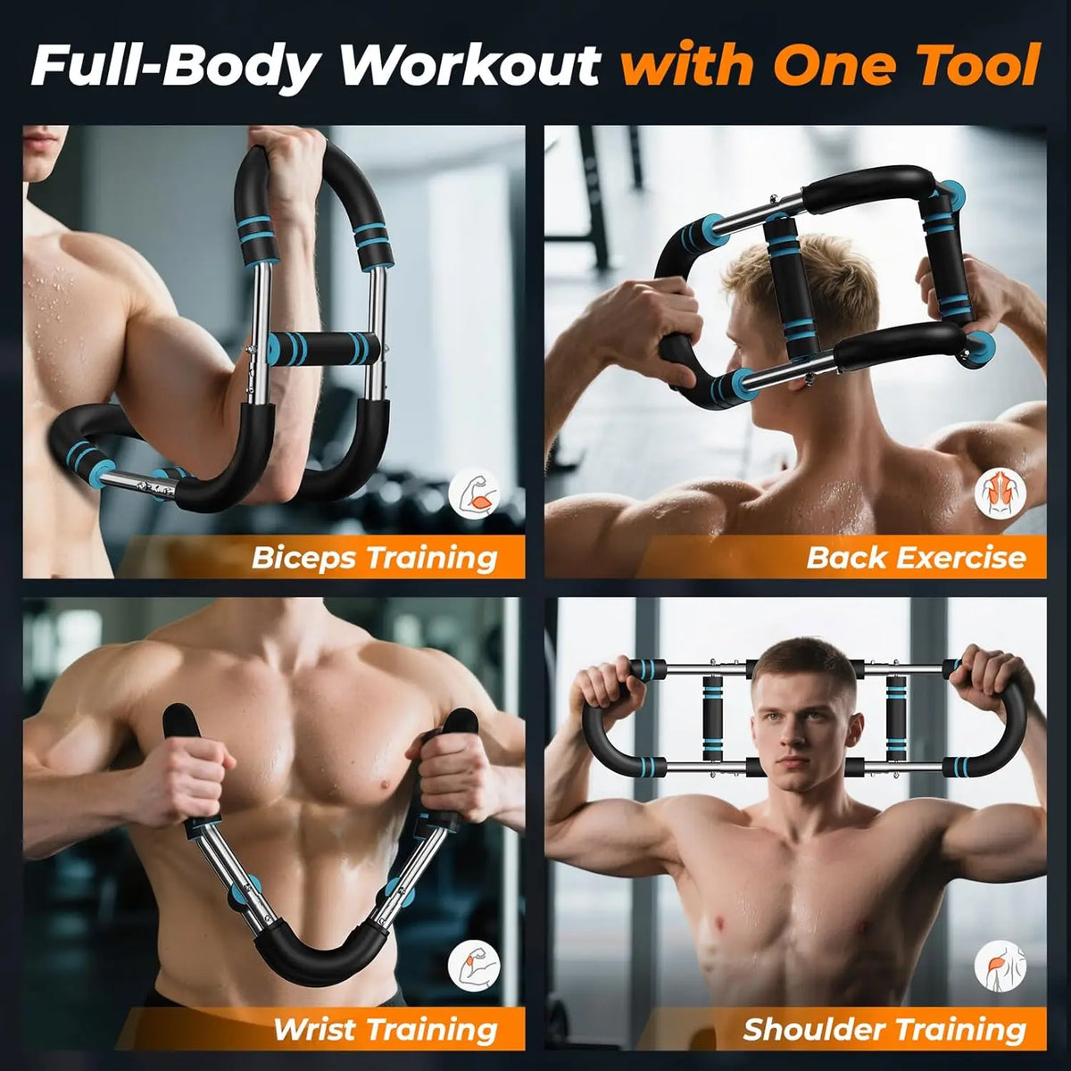 U Shape Arm Trainer Hand Gripper For Upper Body Training