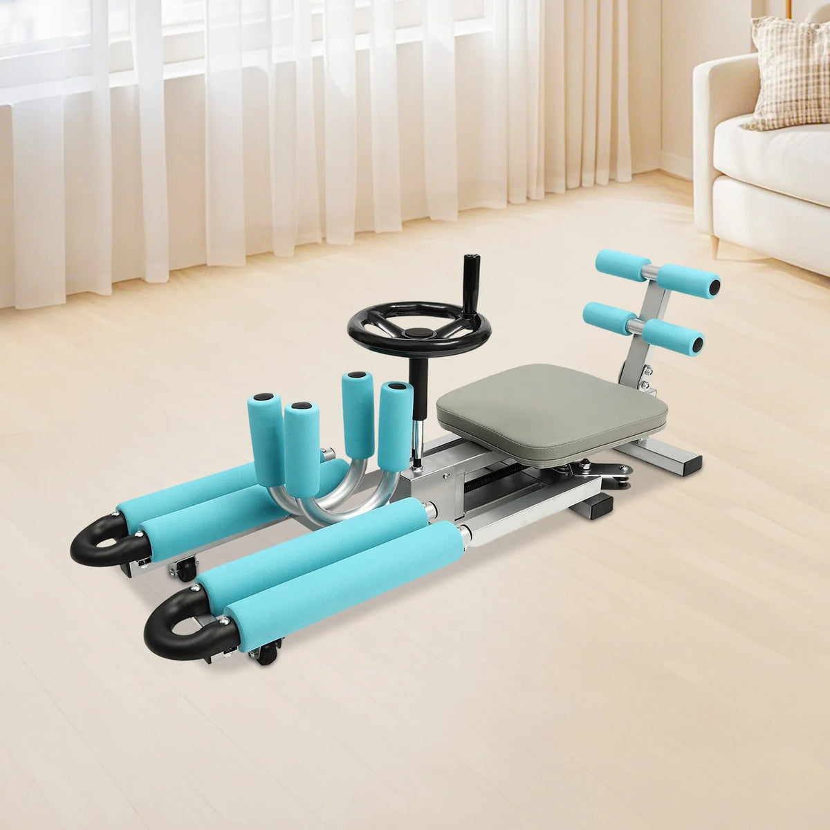 Leg Stretcher Split Machine 330.7lbs Heavy Duty Leg Stretcher Machine 0-210° Adjustable, Flexibility Stretching Equipment for Ballet, Yoga, Dance, Martial Arts