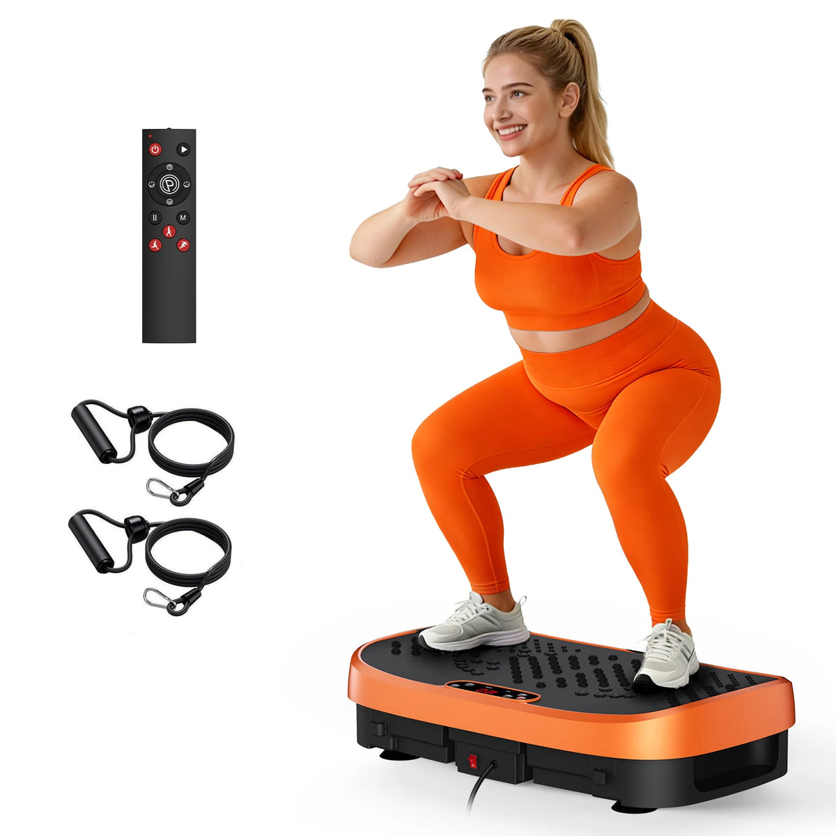 Magnetic Vibration Plate Exercise Machine With LED Display