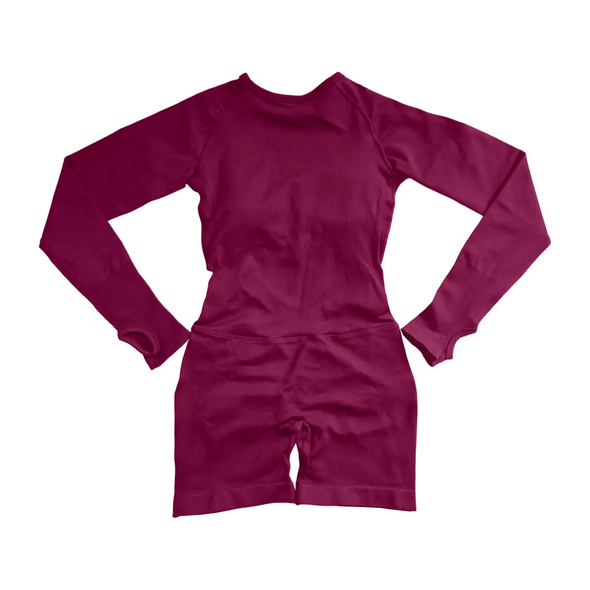 NCLAGEN Women's Seamless Long Sleeve Yoga Fitness Jumpsuit