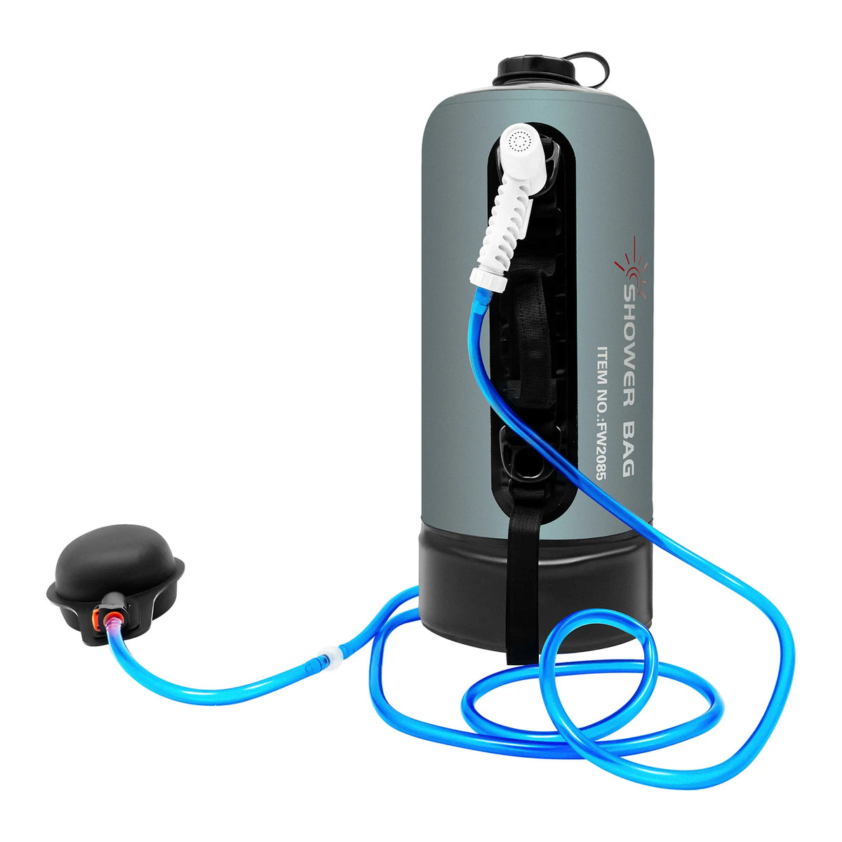 Bymaocar Portable Camping Shower Bag With Solar Heating And Hose
