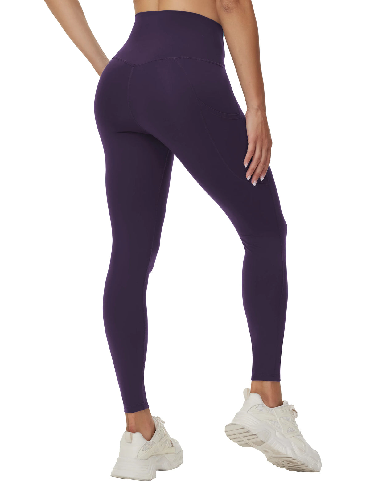The Gym People Women Cross Waist Tummy Control Yoga Leggings