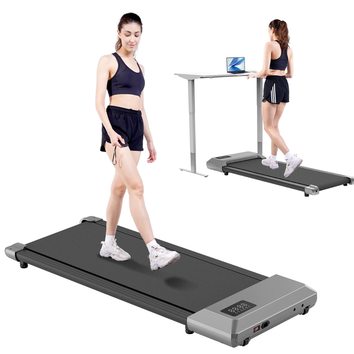 Superun Portable Under Desk Walking Pad for Home and Office