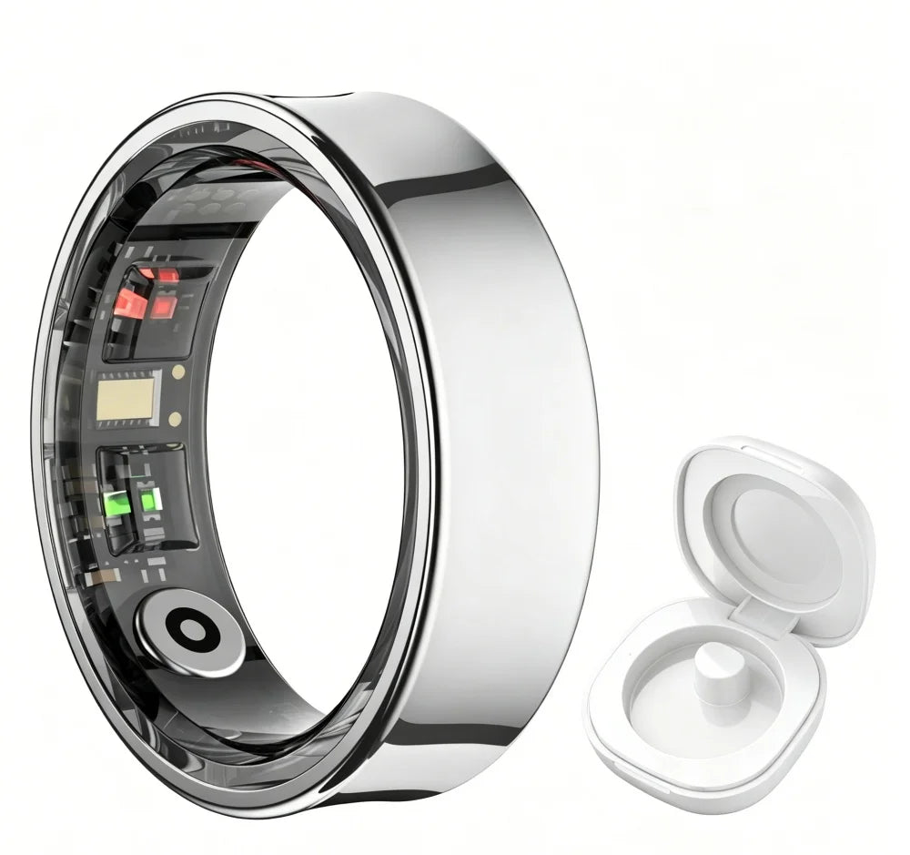 Smart Ring Health And Fitness Tracker With Heart Rate Monitoring