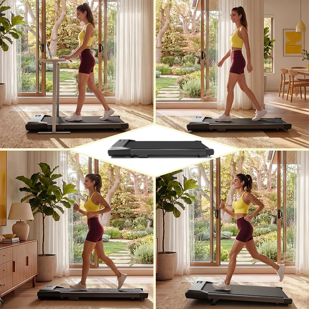 Superun Portable Under Desk Walking Pad for Home and Office