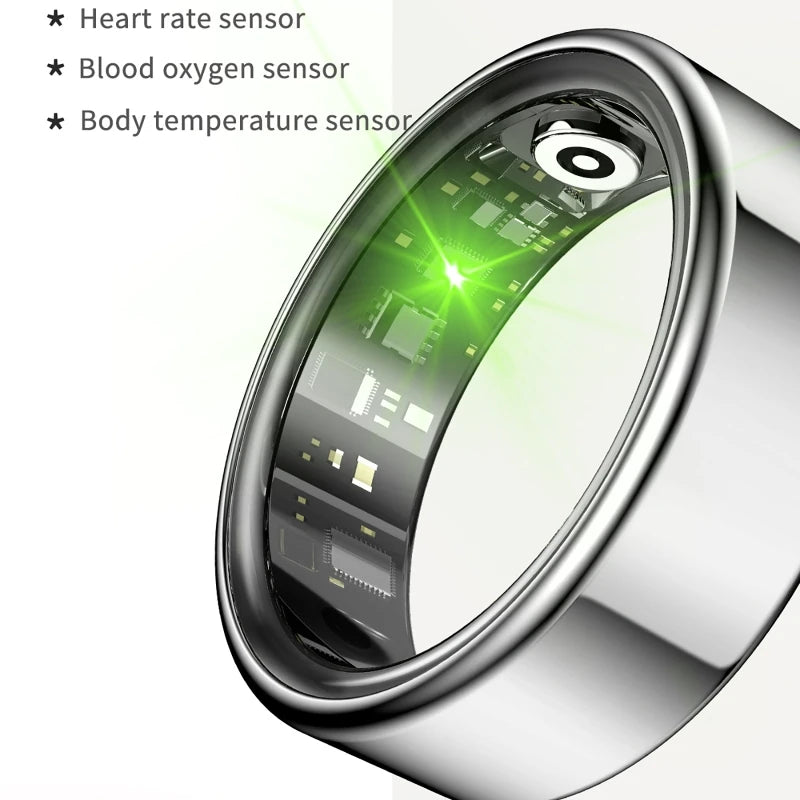Smart Ring Health And Fitness Tracker With Heart Rate Monitoring
