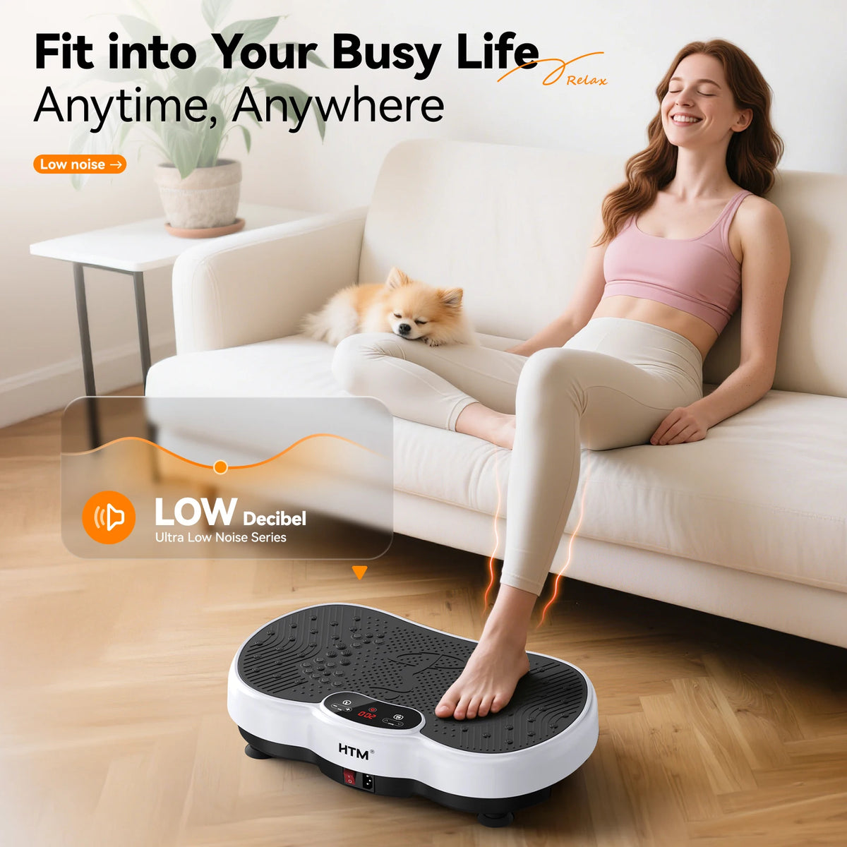 HTM Whole Body Vibration Fitness Massage Exercise Machine