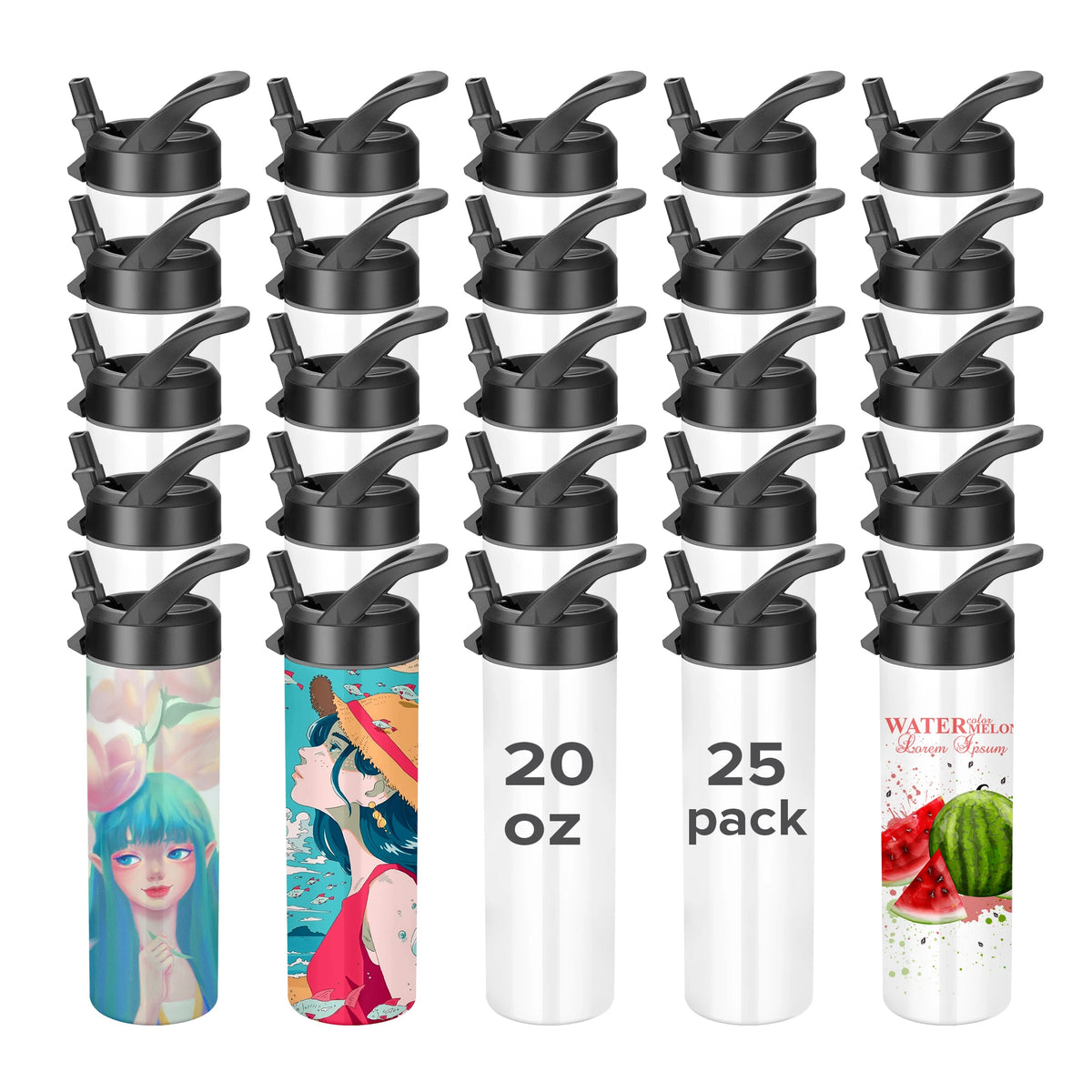 Fastsub Sublimation Vacuum Insulated Stainless Steel Tumblers