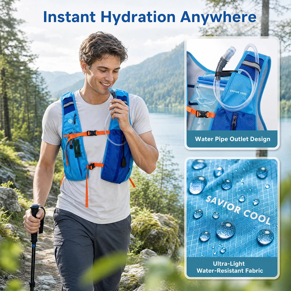 Advanced Tactical Cooling Vest With Constant Temperature Control Technology