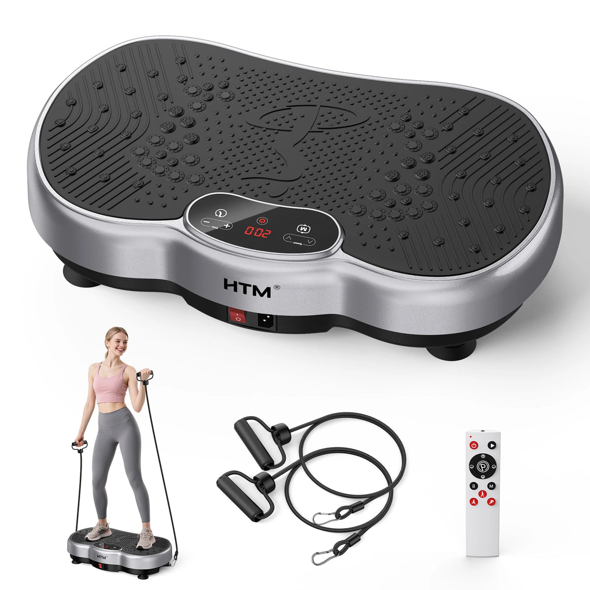 HTM Whole Body Vibration Fitness Massage Exercise Machine