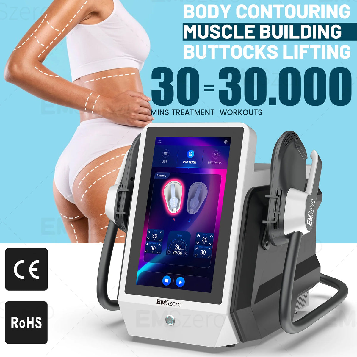 MYOSLIM Electromagnetic Body Shaping And Muscle Toning System