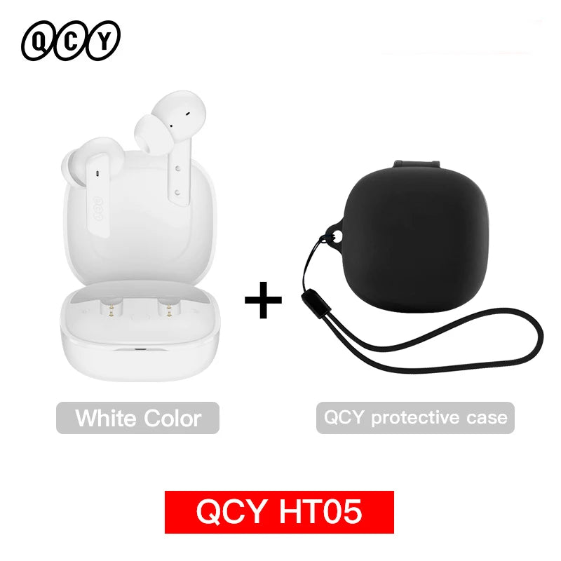 QCY HT05 ANC Wireless Earbuds With Active Noise Cancellation