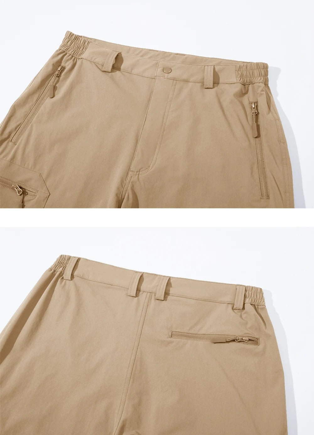 Men's Quick Dry Cargo Hiking Shorts With Water Resistant Pockets