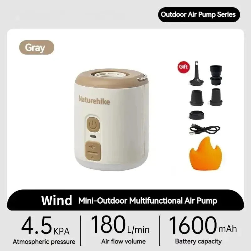 Naturehike Portable Electric Air Pump For Inflatable Camping Mats
