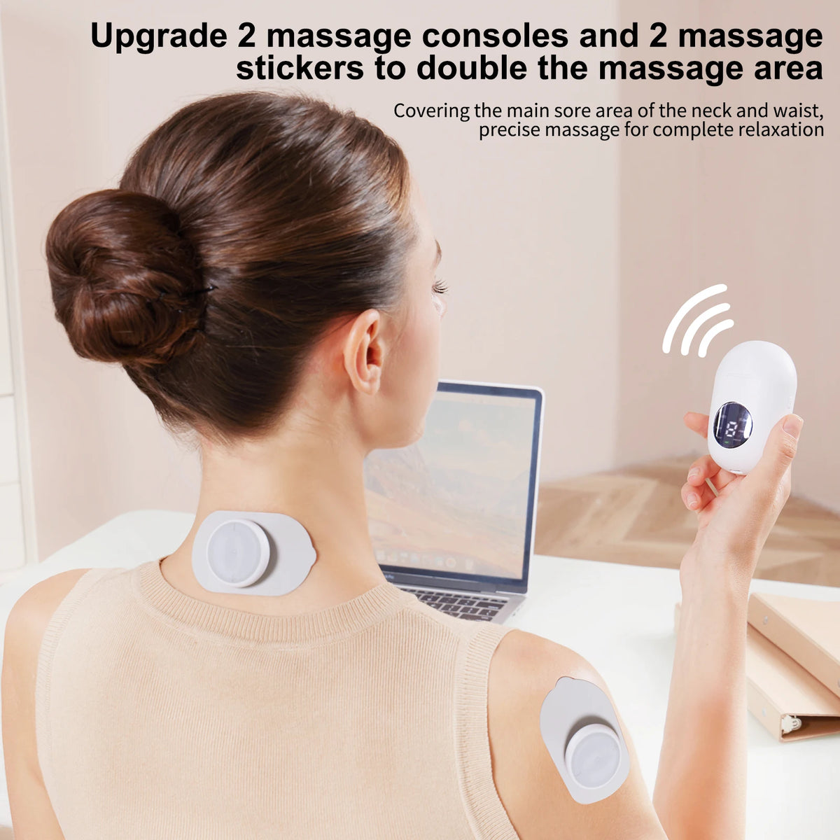 MASGRE Wireless TENS EMS Unit for Body Pain Relief