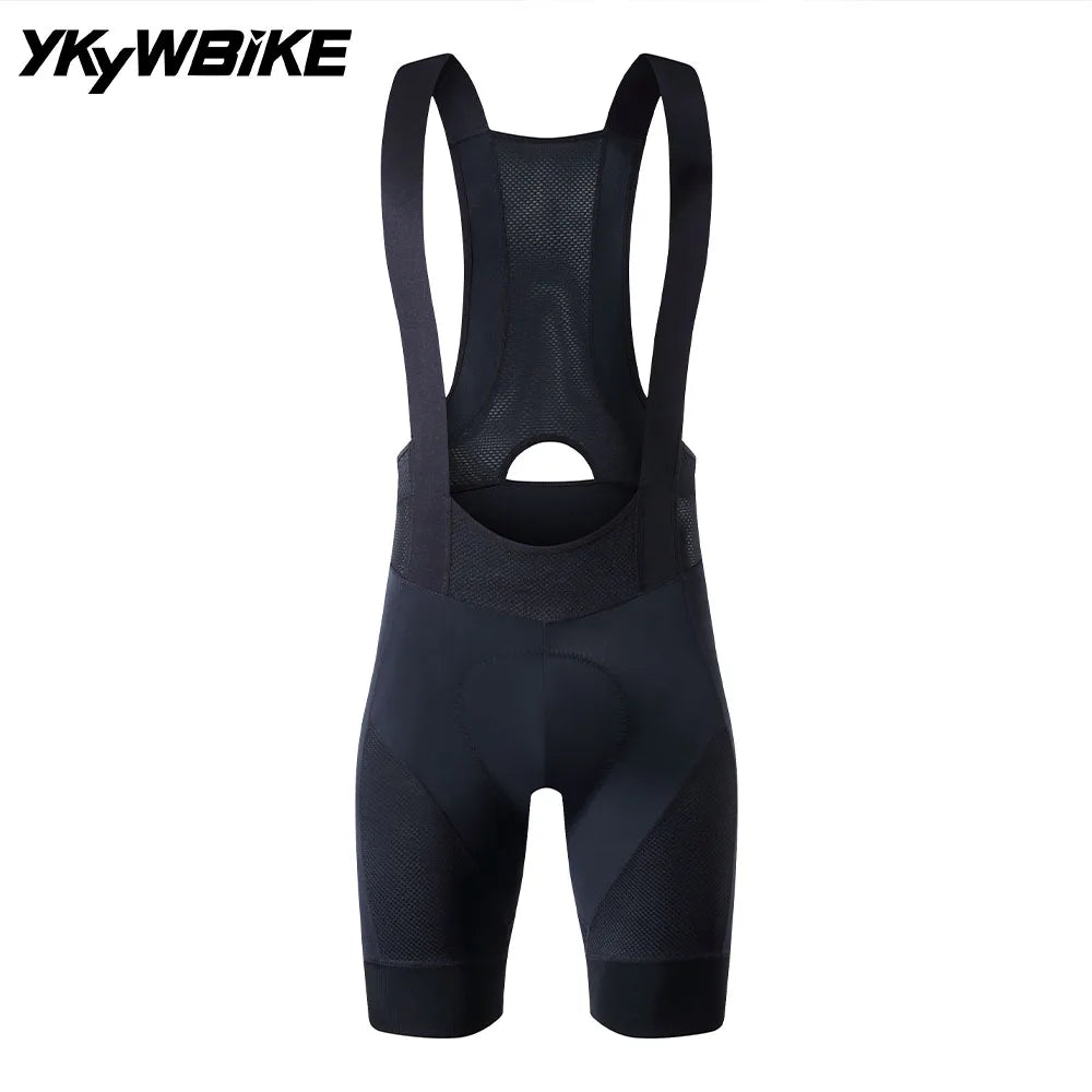 YKYWBIKE Men's Padded Cycling Bib Shorts for Road Riding