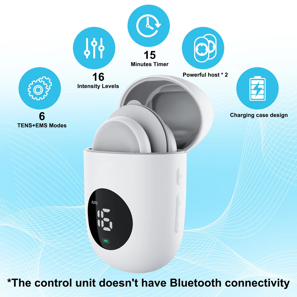 MASGRE Wireless TENS EMS Unit for Body Pain Relief