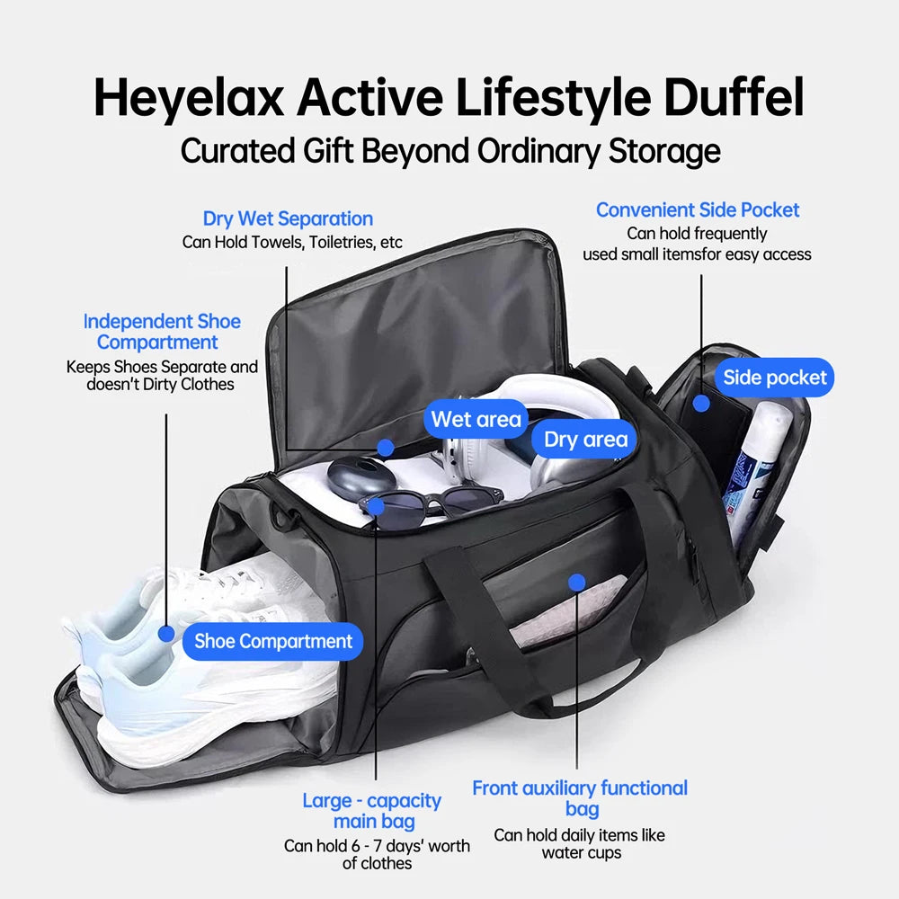 Heyelax Leg Compression Massager for Circulation and Muscle Recovery