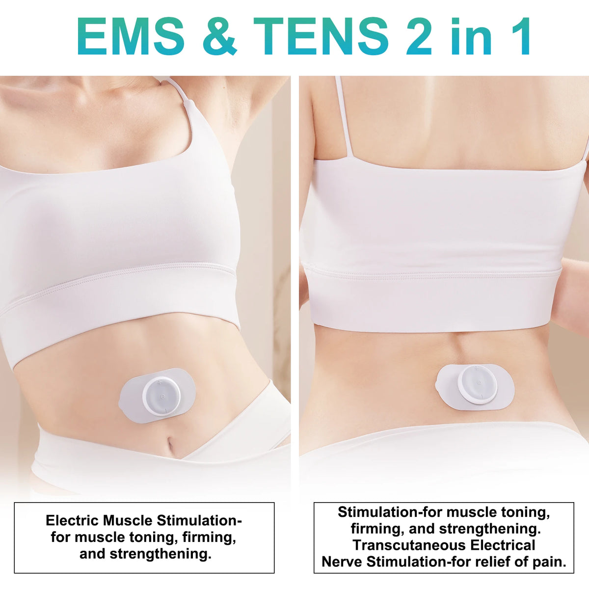 MASGRE Wireless TENS EMS Unit for Body Pain Relief