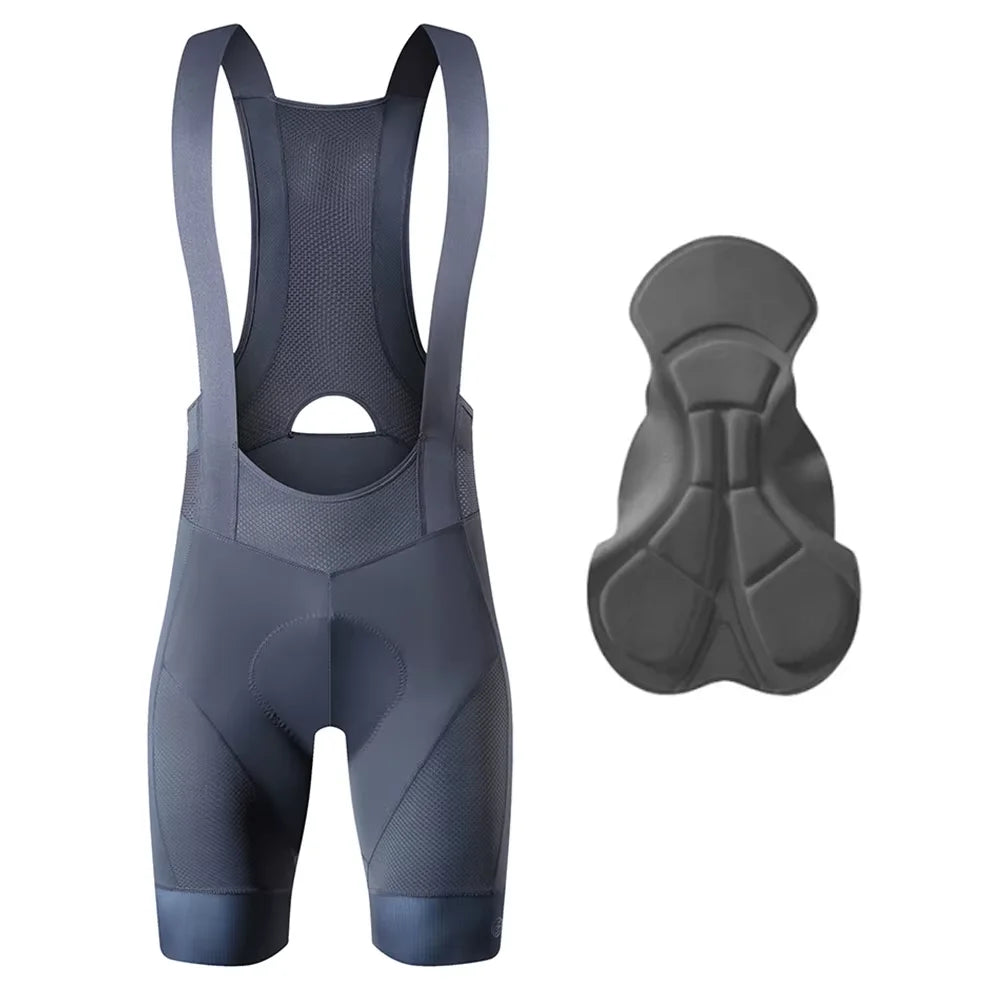 YKYWBIKE Men's Padded Cycling Bib Shorts for Road Riding
