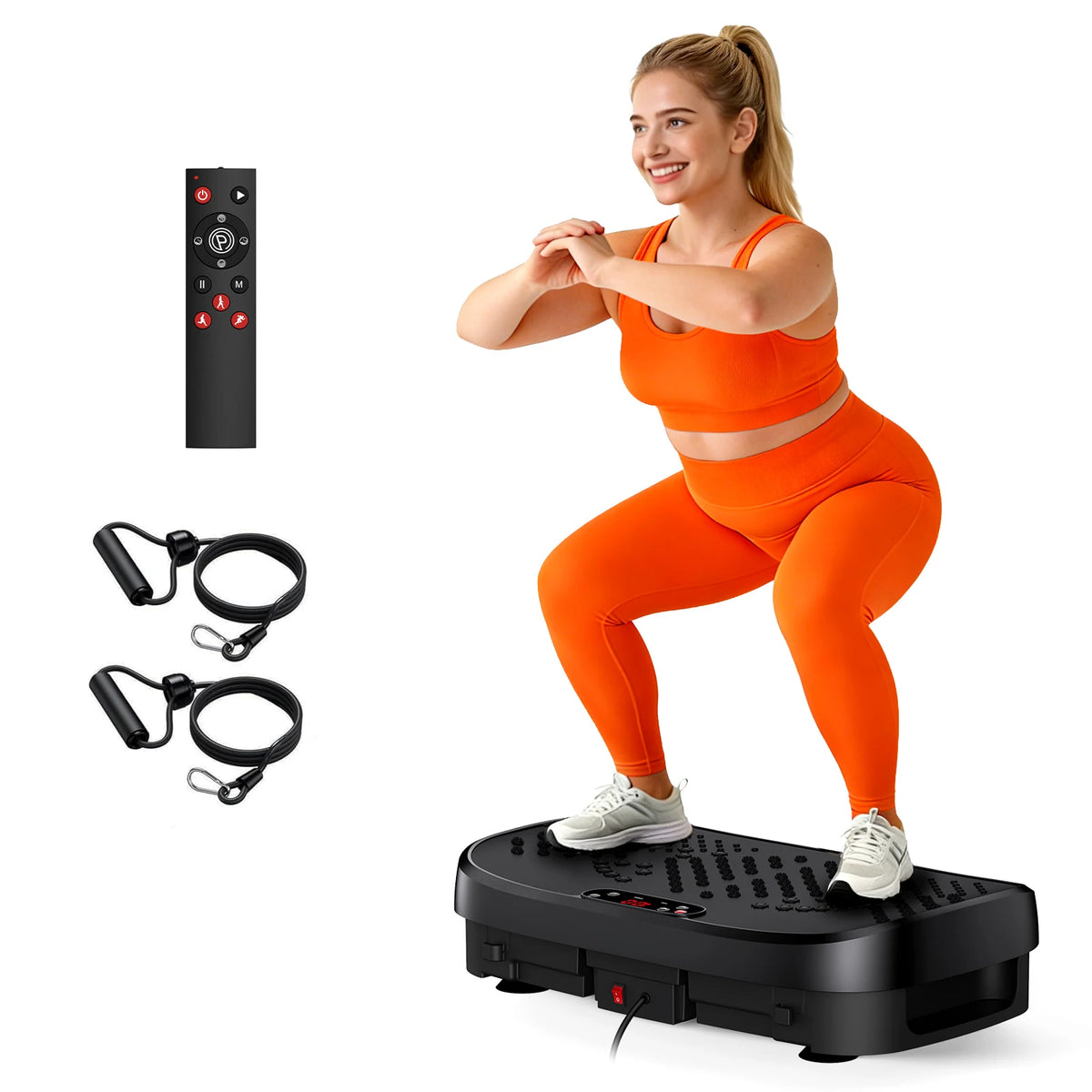 Magnetic Vibration Plate Exercise Machine With LED Display